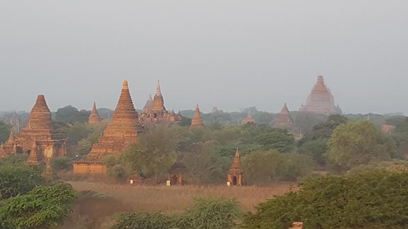 Pagodas in Bagan, Myanmar - Burma