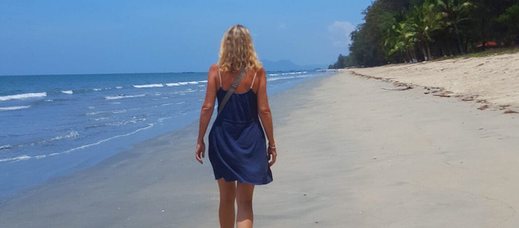 maungmagan beach in Dawei in Myanmar -Burma