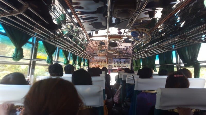 Local Bus from Chiang Mai to Thathon via Fang