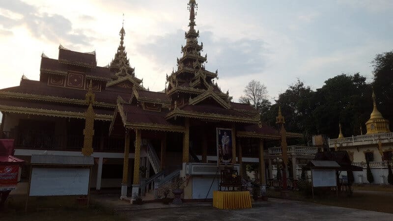 Temple in Fang in Northern Thailand