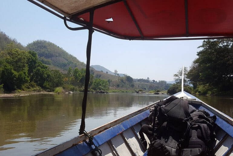 Thathon to Chiang Rai boat ride on the Kok River