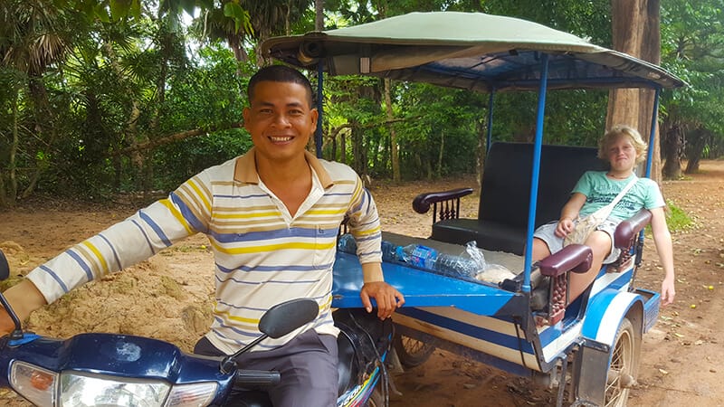 Tuk-tuk Travel tips in Cambodia