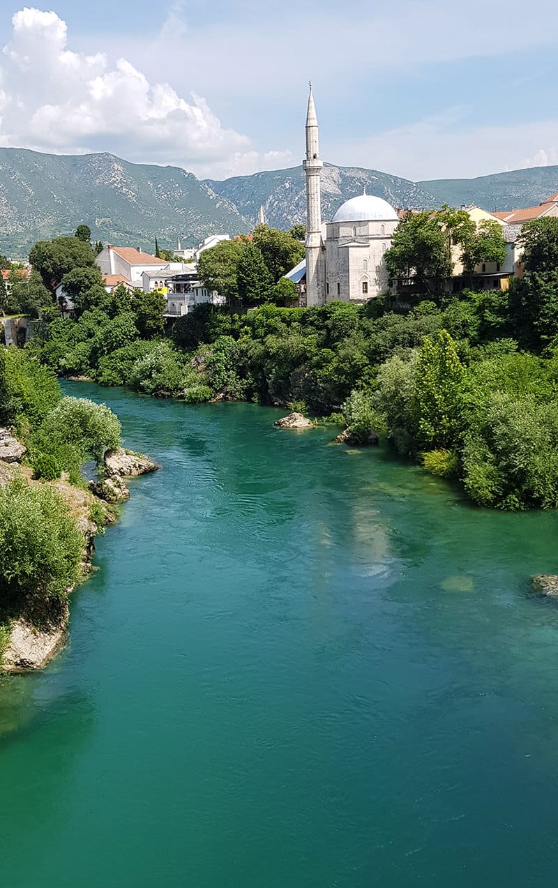 Koski Mehmed Pasa Mosque in Mostar in Bosnia & Herzegovina