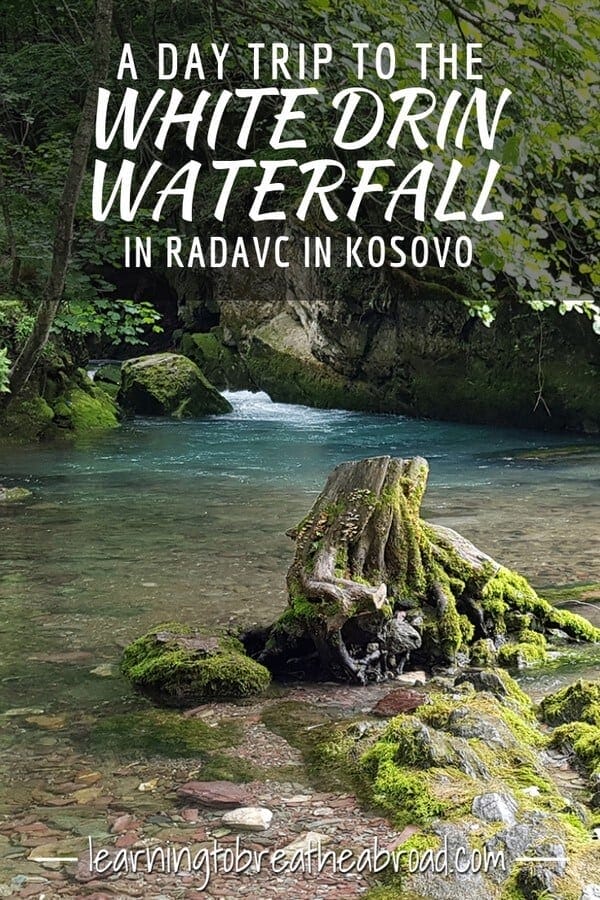 Visit White Drin Waterfall at Radavc: Turquoise Water and Trout