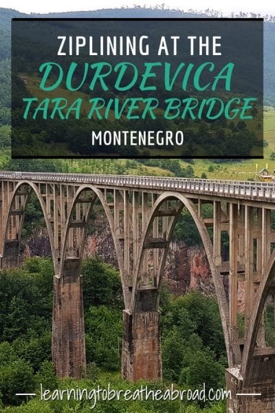 Zip Lining at the Durdevica Tara River Bridge in Montenegro