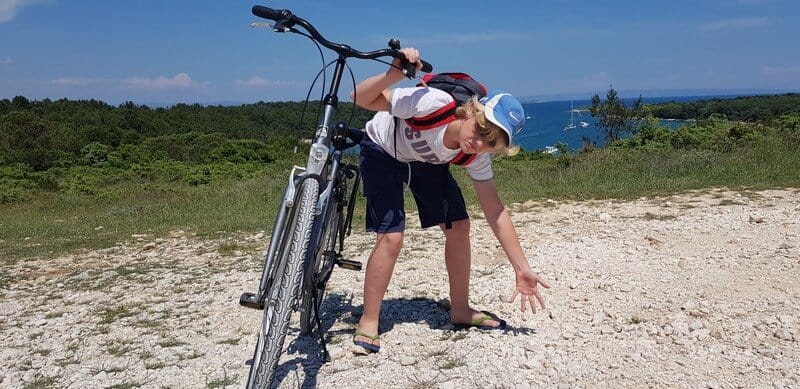 Cycling in Cape Kamenjak on the Istrian Peninsula