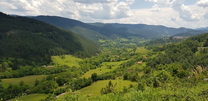 Village of Kremna in Serbia
