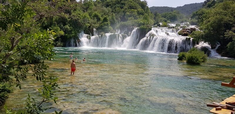 Skradinski Buk waterfall at Krka National Park in Croatia