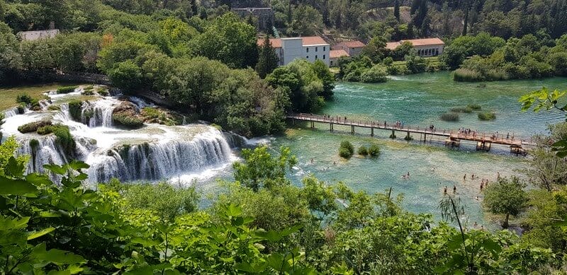 Skradinski Buk waterfall at Krka National Park in Croatia