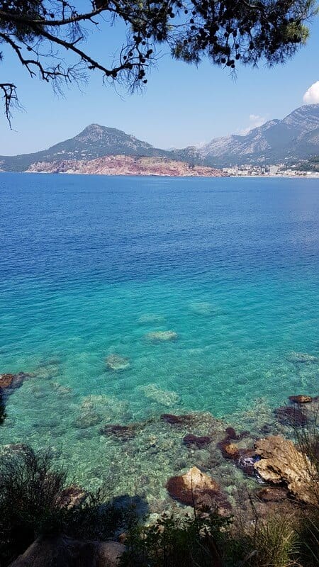 Montenegro coastline: Nudist Beach