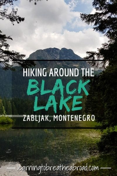 Hiking around the Black Lake in Zabljak Montenegro