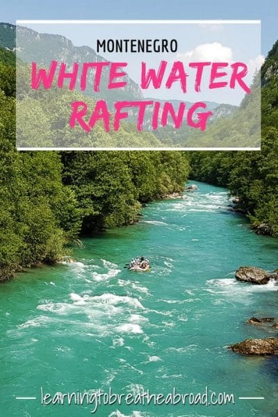 White water rafting in Montenegro