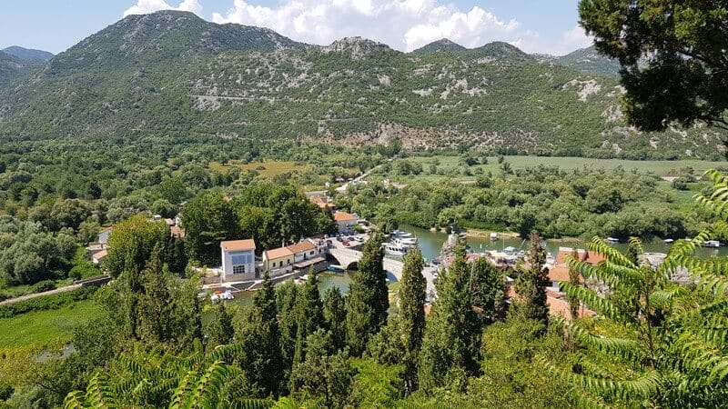View of Virpazar from Besac Fortress