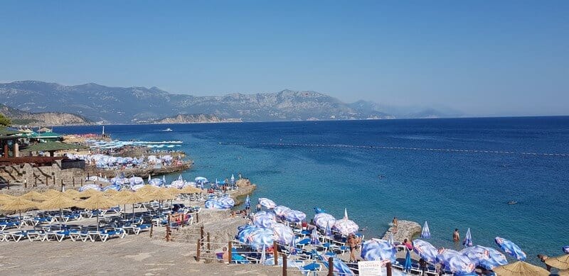 Ploce Beach in Montenegro
