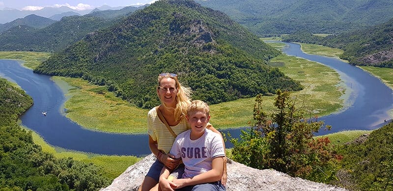 Horseshoe Bend on Lake Skadar National Park