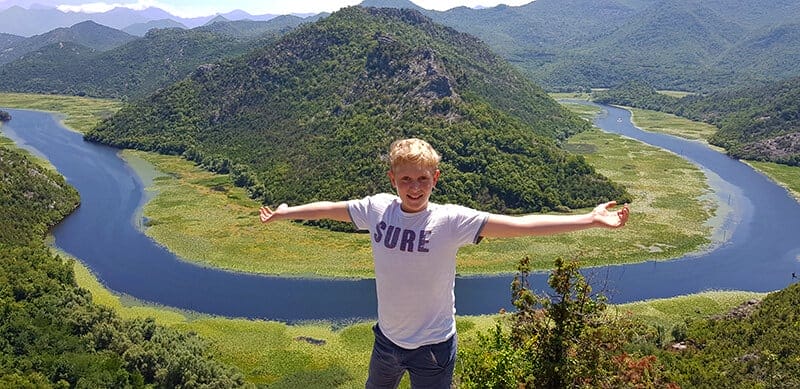 Horseshoe Bend on Lake Skadar National Park