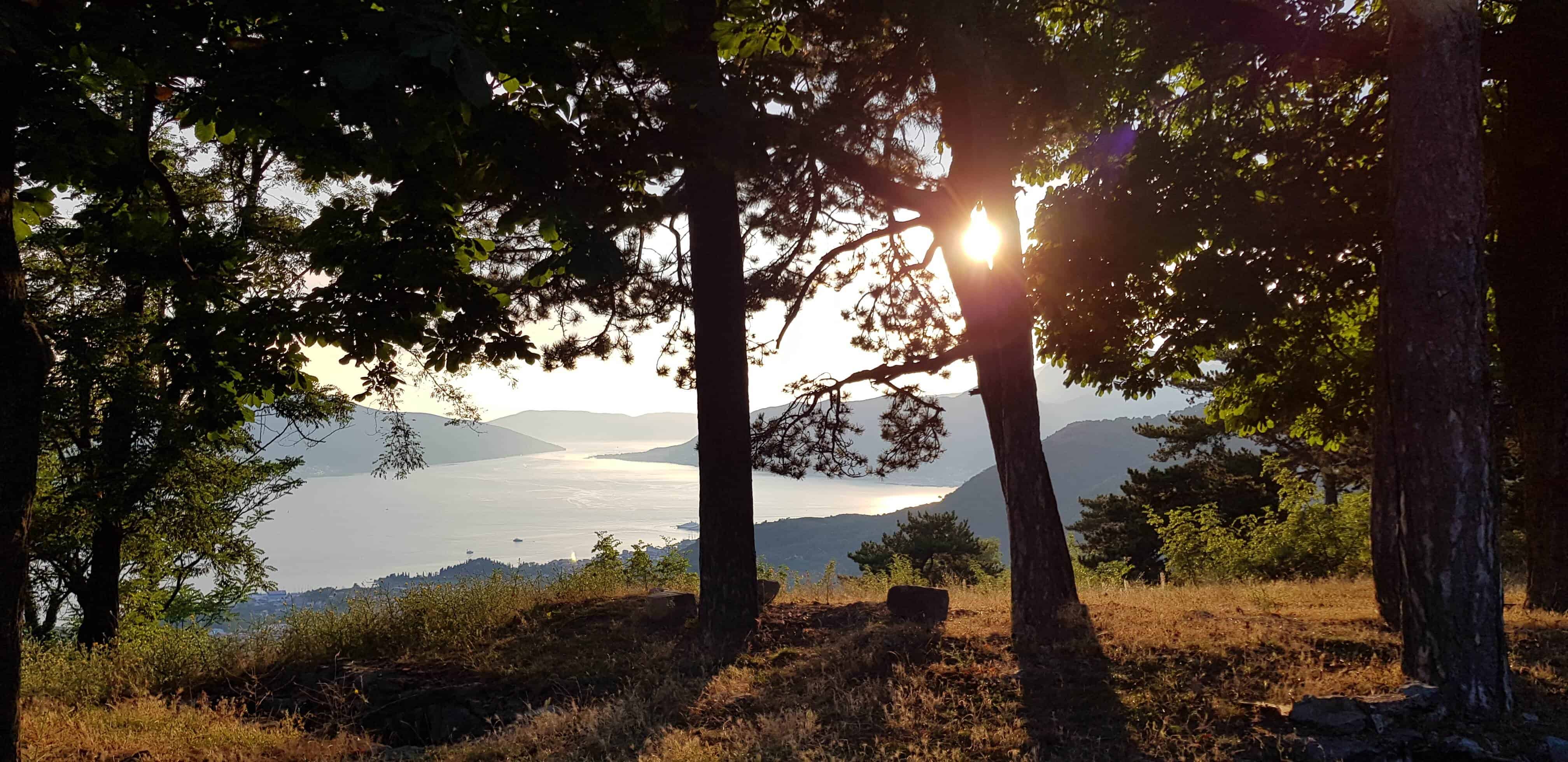 Hiking the Vrmac ridge on the Vrmac Peninsula