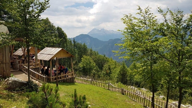 Valbone to Thethi hike: Mountain Cafe