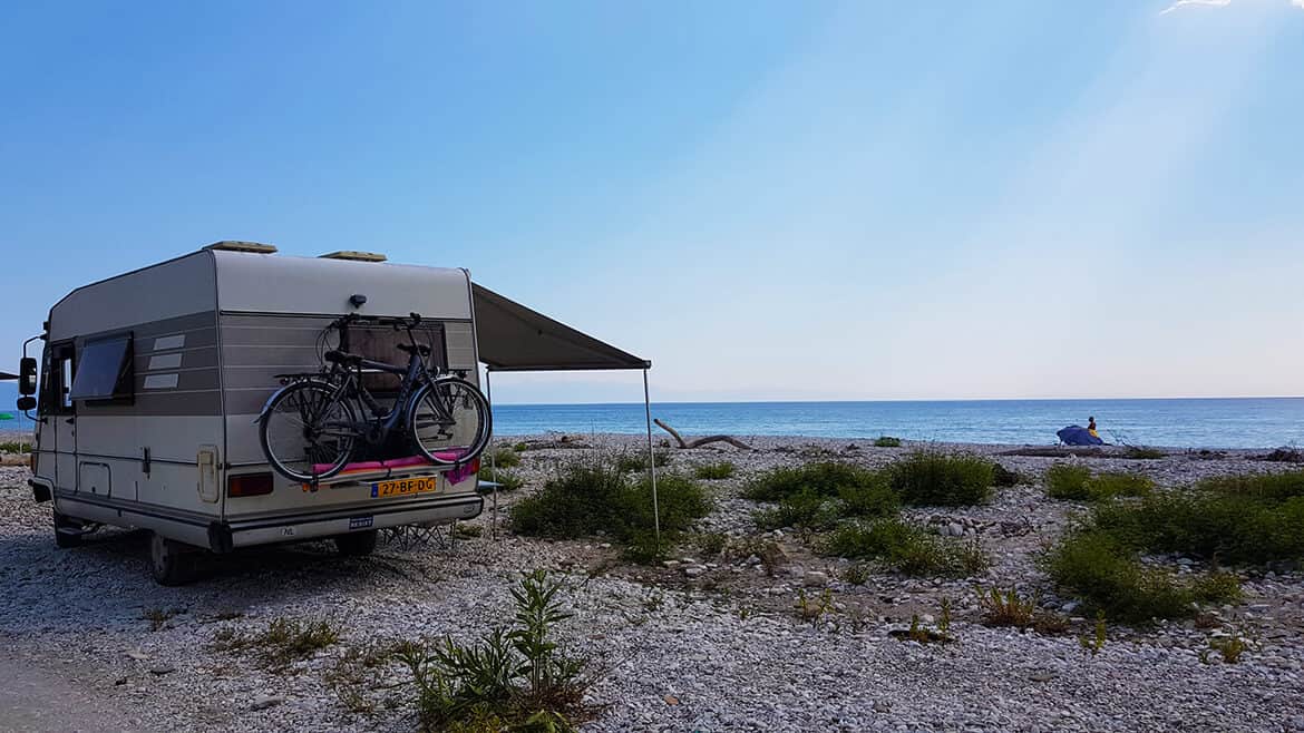 Wild Camping in Albania: Borsch Beach