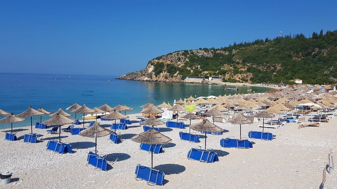 4 Week Albania Itinerary: Himare, Livadhi Beach