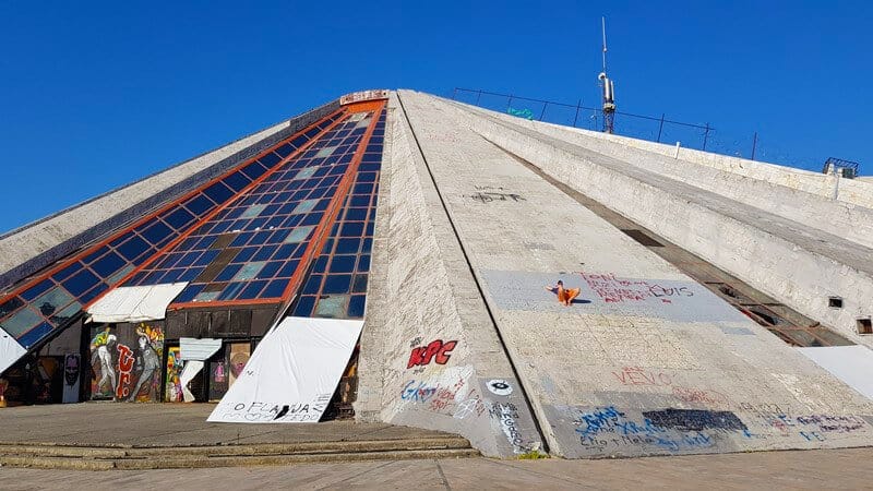 Things to do in Albania: Climb the Enver Hoaxa Pyramid