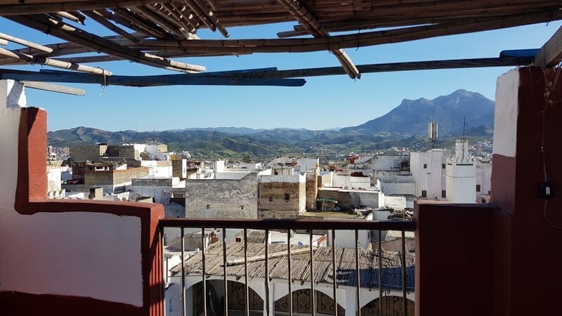 Rooftop view over Tetouan in Morocco