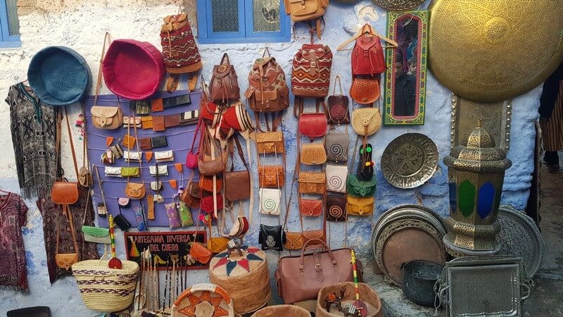 Things to buy in Chefchaouan - Leather bags
