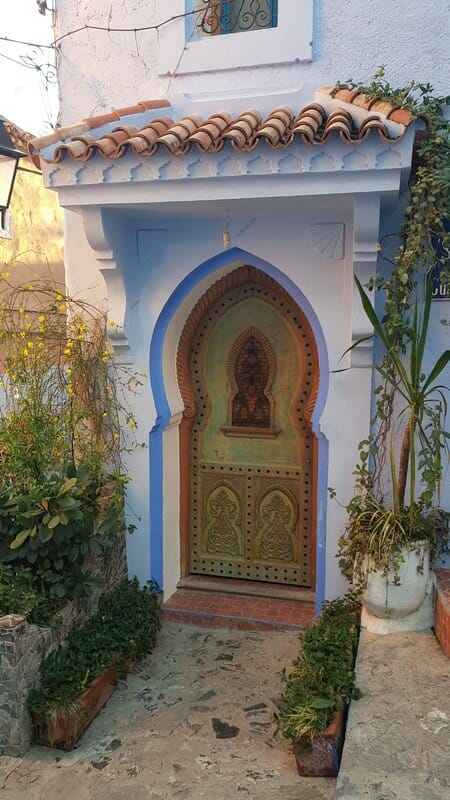 Chefchaouan Morocco: Ornate doors