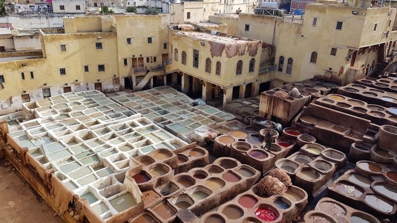 The Tannery in Fes, Morocco