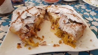 Chicken Pastilla in Fes Morocco