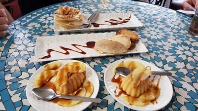 Creme Brulee in Fes Morocco