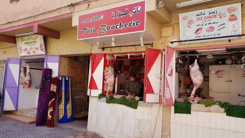 Ziz Gorge: Errachidia butchers