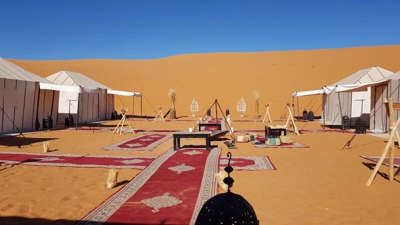 Sandboarding in Merzouga: Bedouin Tented camp