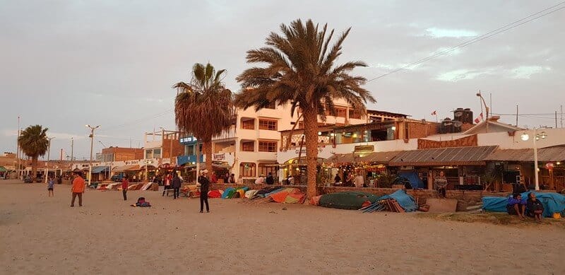 Paracas seaside town