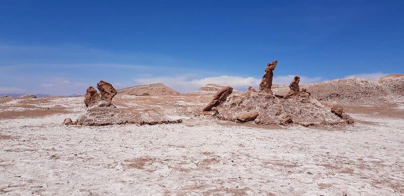 Three Marias in Valle de la Luna in San pedro de Atacama