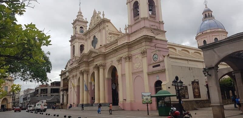 Salta Cathedral in Salta in Argentina