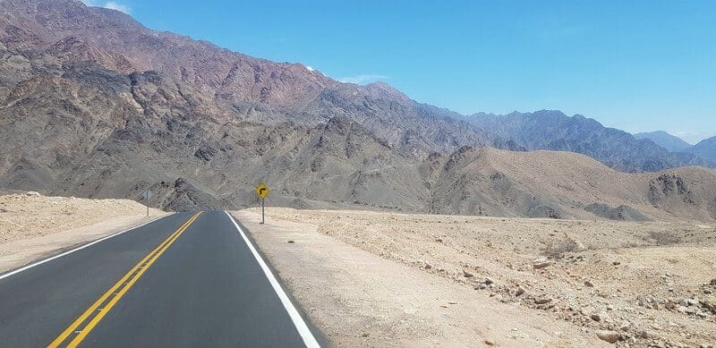 Views driving to Fiambala hot springs