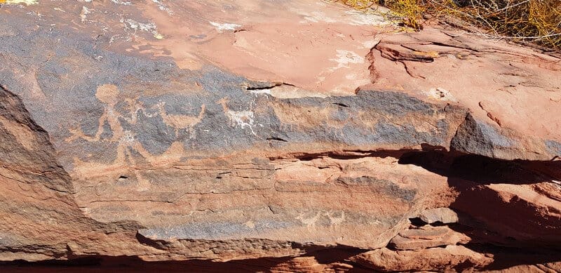 Prehistoric Rock art at Park Talampaya