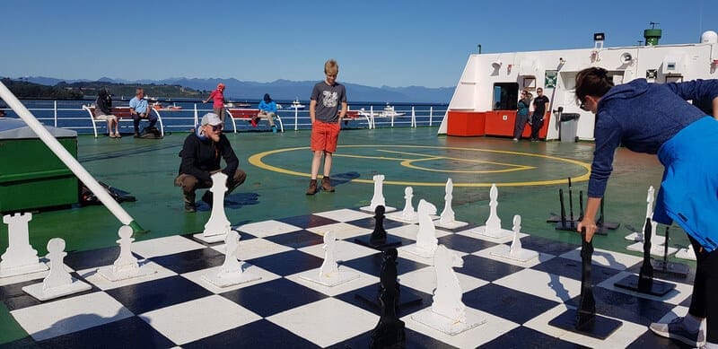 Chess on the navimag ferry